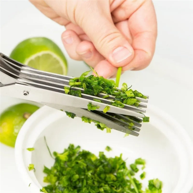 Effortless Herb Cutting Scissors